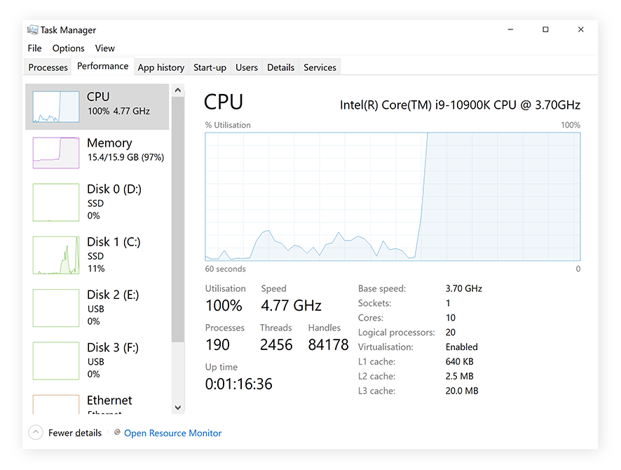 Cpu Sem O Gerenciador De Tarefas Fica Muito Alto